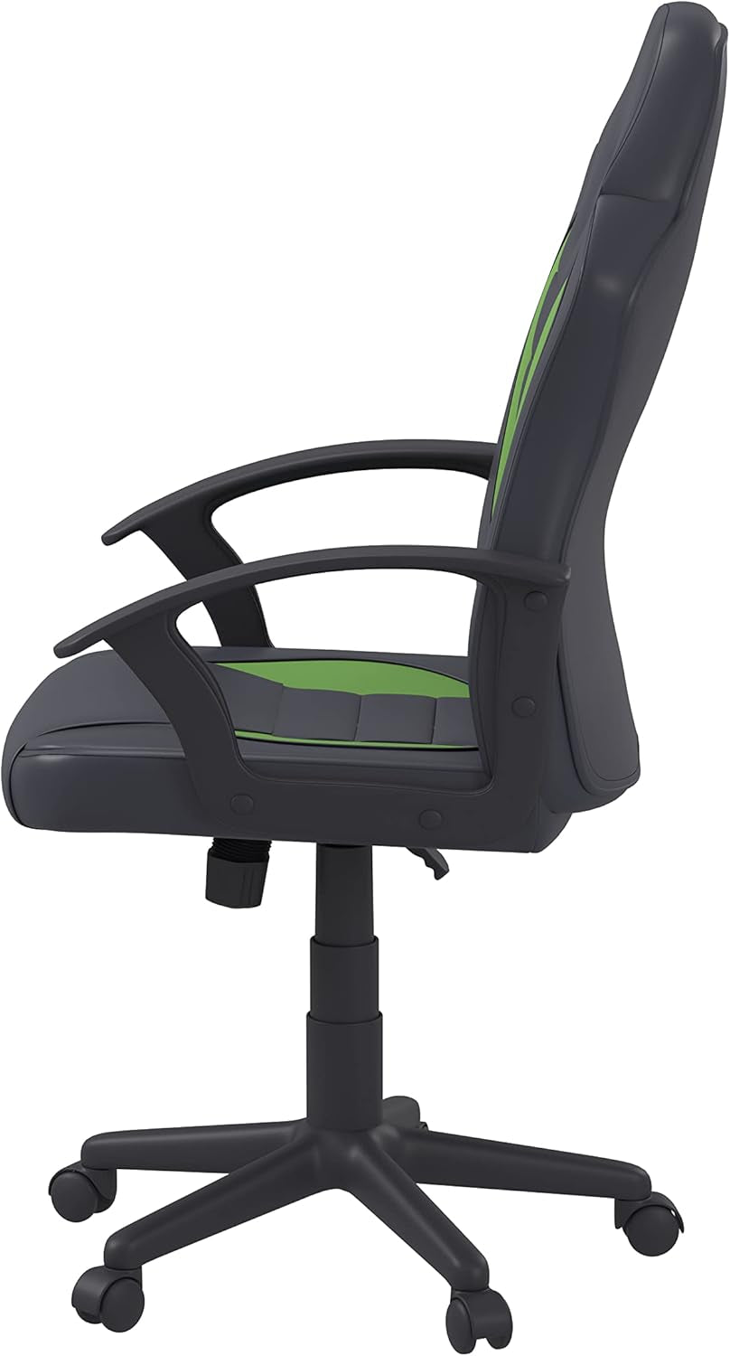 Henry Vegan Leather Gaming Chair, Green Envy