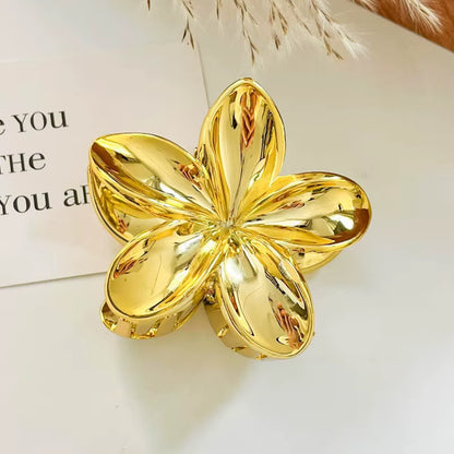 Leopard Print Flower Hair Claw Clips Women Girls Hawaiian Gradient Hairpins Hair Accessories Shark Barrettes Sweet Shark Claws