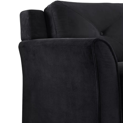 Harper Tufted Microfiber Sofa - Lifestyle Solutions
