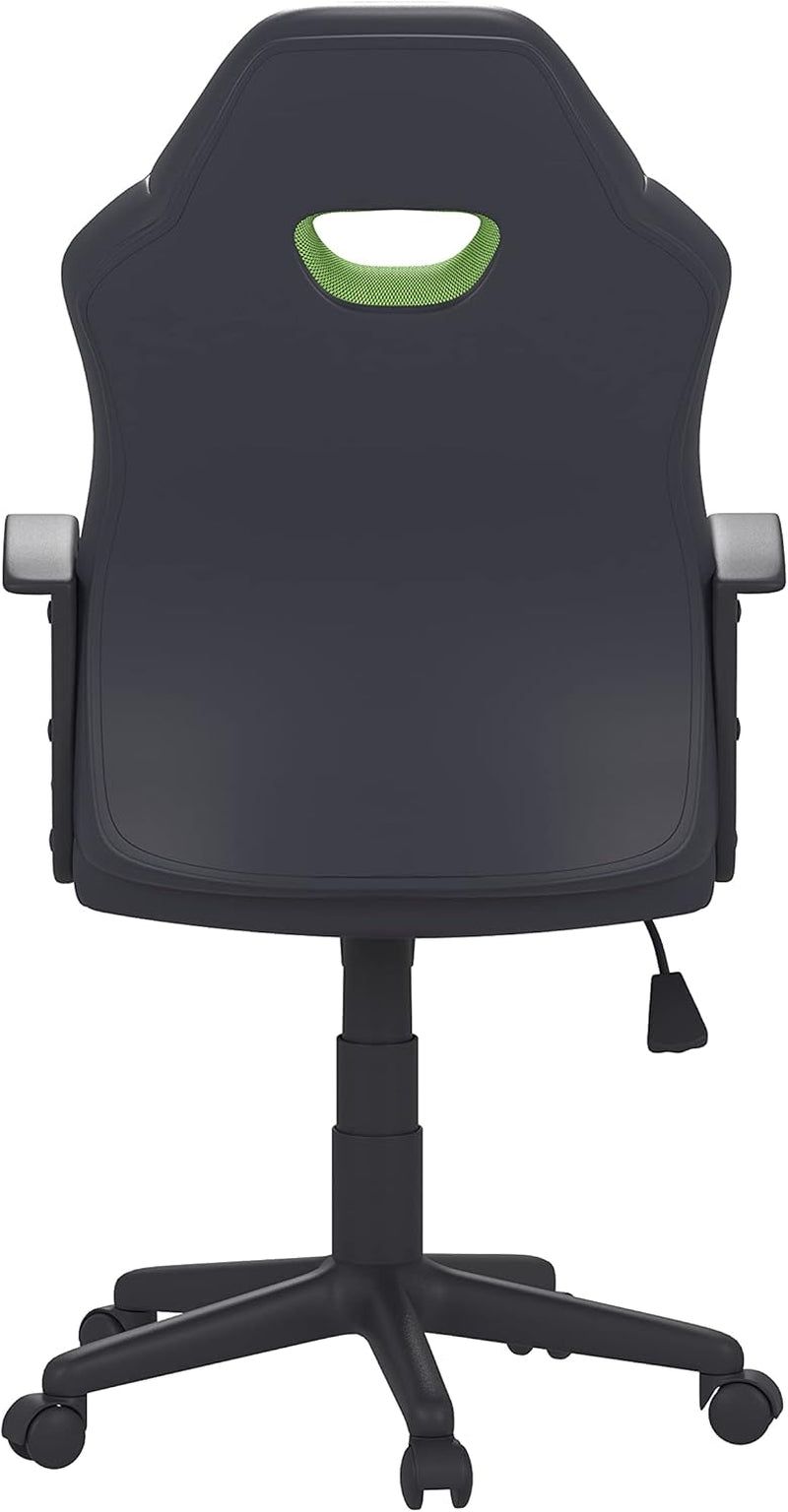 Henry Vegan Leather Gaming Chair, Green Envy