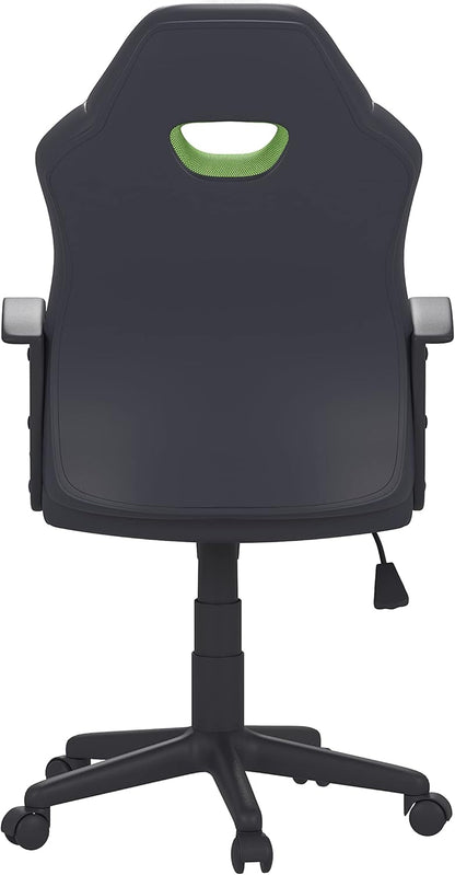 Henry Vegan Leather Gaming Chair, Green Envy