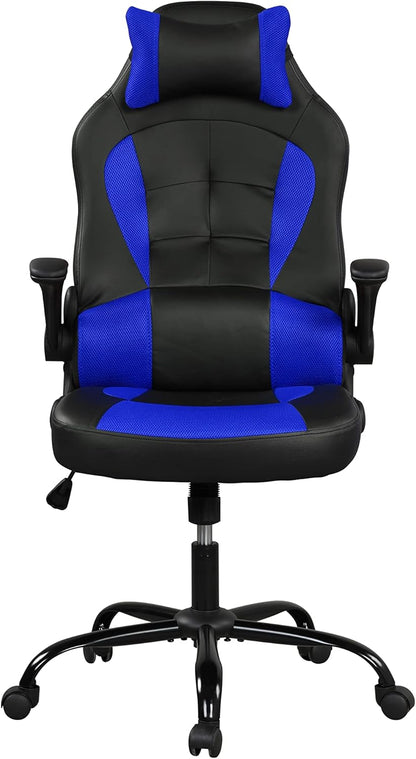 Valery Gaming Chair, Blue and Black
