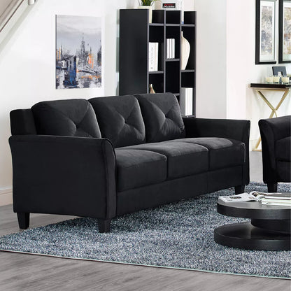 Harper Tufted Microfiber Sofa - Lifestyle Solutions