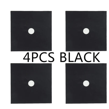 1/4PC Stove Protector Cover Liner Gas Stove Protector Gas Stove Stovetop Burner Protector Kitchen Accessories Mat Cooker Cover