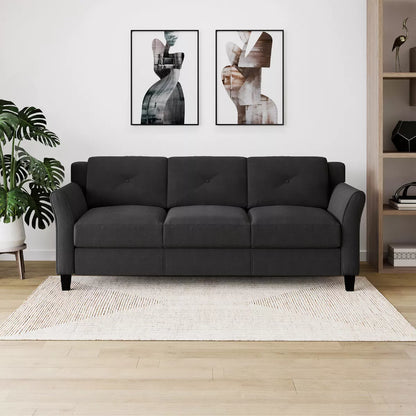 Harper Tufted Microfiber Sofa - Lifestyle Solutions