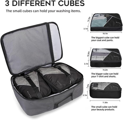 Mens Business Backpack for Work, Computer Backpacks Fits for 17.3 Inch Notebook,Convertible Weekend Backpack Briefcase for Traveling