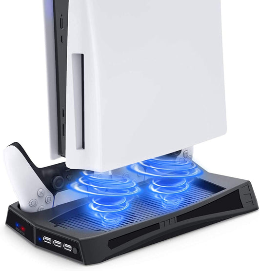 Vertical Stand with Cooling Fan for Play Station 5 and Ps 5 Digital Ed