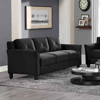Harper Tufted Microfiber Sofa - Lifestyle Solutions