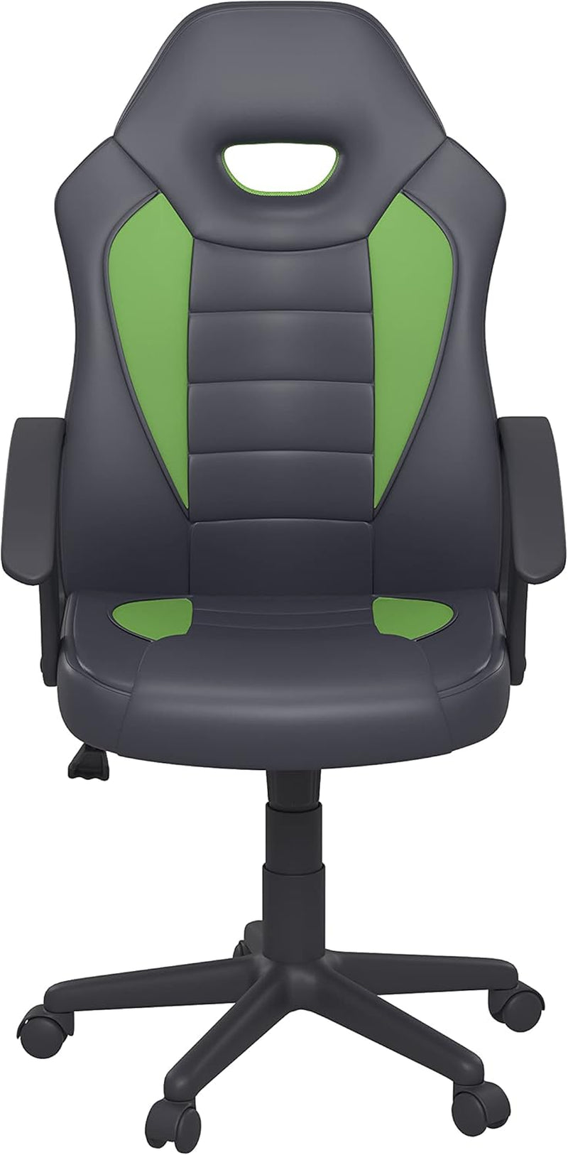 Henry Vegan Leather Gaming Chair, Green Envy