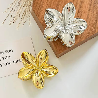 Leopard Print Flower Hair Claw Clips Women Girls Hawaiian Gradient Hairpins Hair Accessories Shark Barrettes Sweet Shark Claws